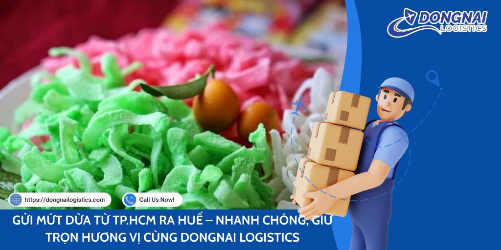 GỬI MỨT DỪA TỪ TP.HCM RA HUẾ – NHANH CHÓNG, GIỮ TRỌN HƯƠNG VỊ CÙNG DONGNAI LOGISTICS