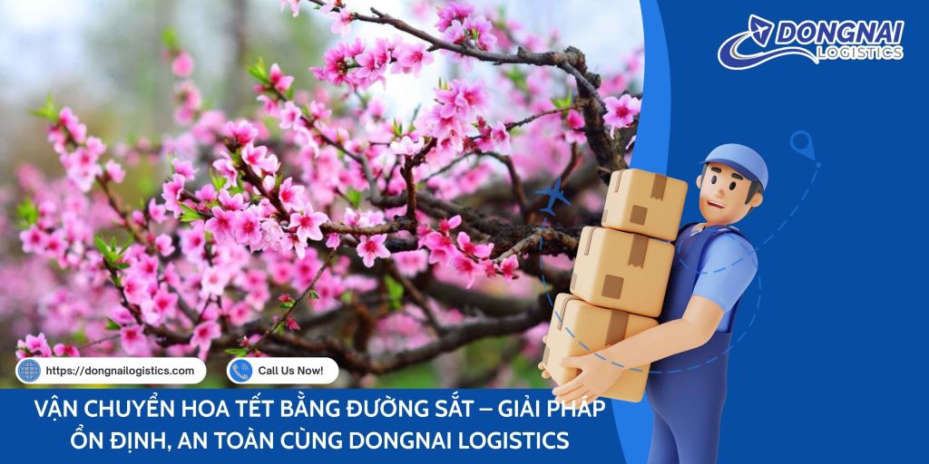 VẬN CHUYỂN HOA TẾT BẰNG ĐƯỜNG SẮT – GIẢI PHÁP ỔN ĐỊNH, AN TOÀN CÙNG DONGNAI LOGISTICS