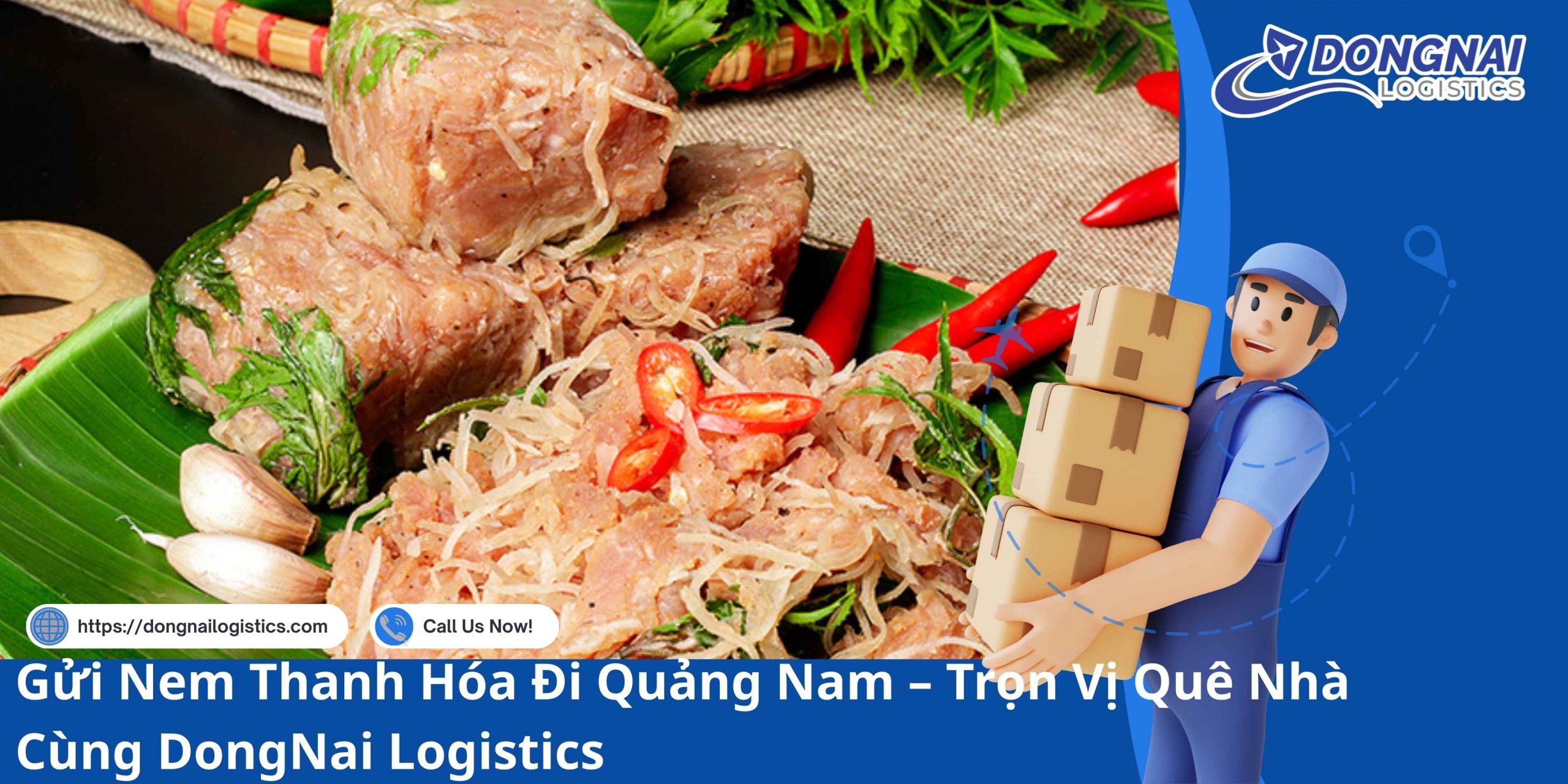 Gửi Nem Thanh Hóa Đi Quảng Nam – Trọn Vị Quê Nhà Cùng DongNai Logistics