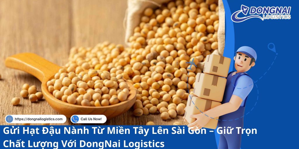 Gửi Hạt Đậu Nành Từ Miền Tây Lên Sài Gòn – Giữ Trọn Chất Lượng Với DongNai Logistics