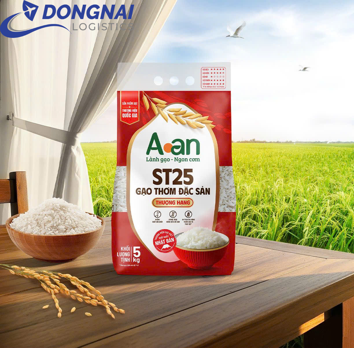 Gửi Gạo ST25 Từ Việt Nam Qua Malaysia - Giữ Tron Hương Vị Việt Nam