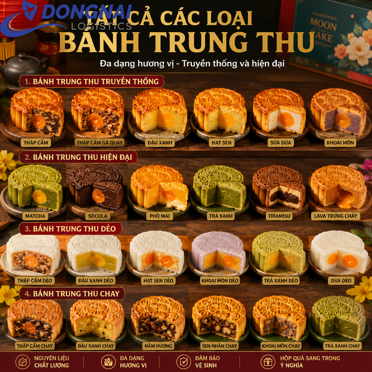 GỬI BÁNH TRUNG THU ĐI CANADA - THỦ TỤC NHANH GỌN - AN TOÀN