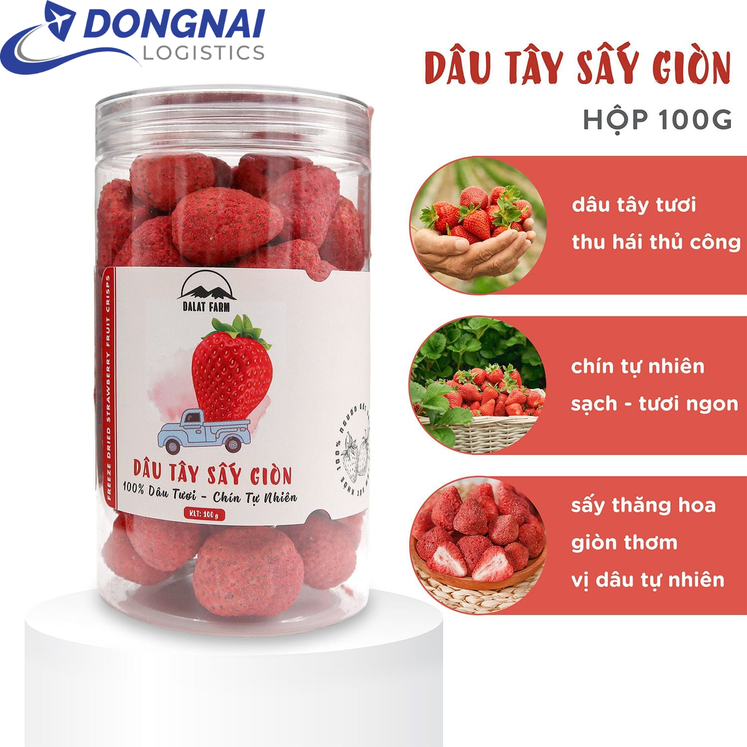 XUẤT KHẨU DÂU SẤY GIÒN ĐI CHÂU ÂU - THỦ TỤC DỄ DÀNG - NHANH GỌN