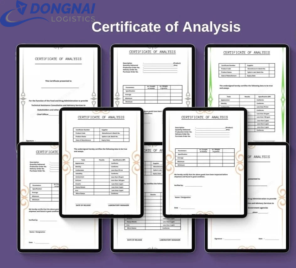 Certificate Of Analysis Là Gì? Vai Trò Quan Trọng Trong Xuất Nhập Khẩu